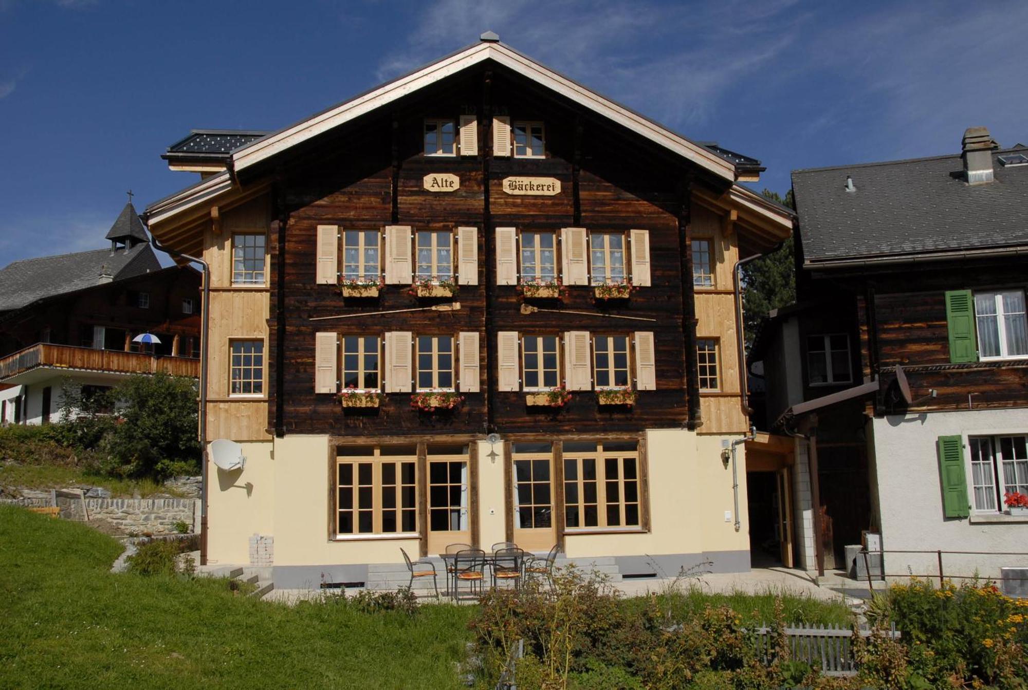 Ferienwohnung Alte Baeckerei Mürren Exterior foto