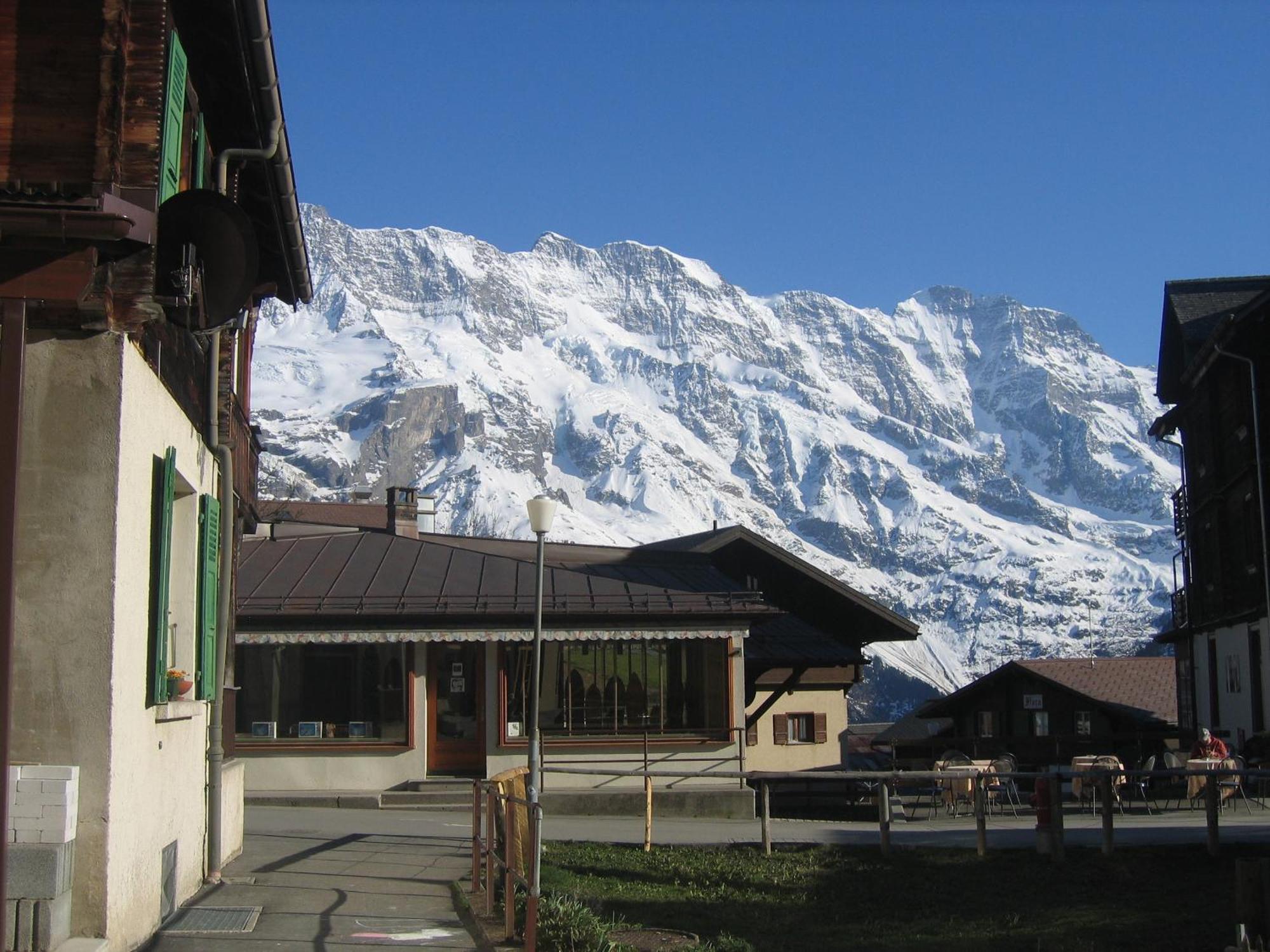 Ferienwohnung Alte Baeckerei Mürren Exterior foto