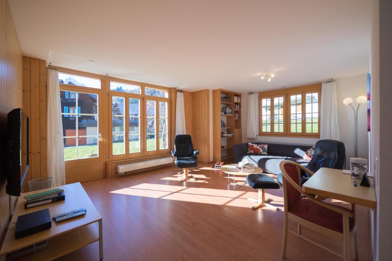 Ferienwohnung Alte Baeckerei Mürren Exterior foto